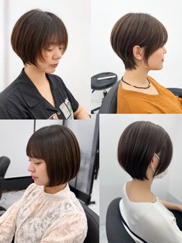 エフ 錦糸町(F.)の写真/駅徒歩1分の通いやすいサロン。ショートヘアが得意だから、初めてのバッサリカットも安心◎