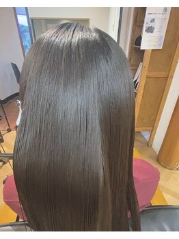 エイルヘアー トウカダイ(AYL hair toukadai)の写真/理想のストレートヘアへ導く！感動の圧倒的なツヤ感とダメージレス施術で理想の手触り体験☆