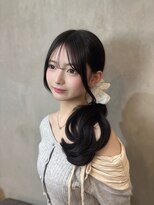 エル バイ ホーム(L by HOME)&nbsp;結んでも可愛い♪こだわりお顔周りカット♪
