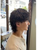 ウルフカット×リッジパーマ