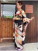 可愛い袴ヘアセット
