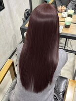 セシルヘアー(CECIL hair)&nbsp;チェリーレッド/ブリーチなしダブルカラー/韓国/レイヤー