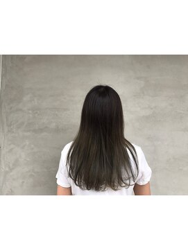 ポートヘアサロン(PORT HAIR SALON) モノトーングラデーションロング