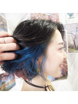 ヘアーサロン オリガミ(Origami) パロディユニコーンカラー