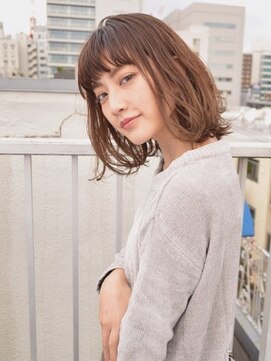 ナツヤ(NATSUYA) ミディアムボブ 3Dカラー