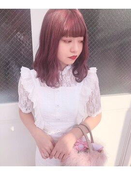 ベティ(Bettie) 色落ちも楽しめる ラベンダーピンク