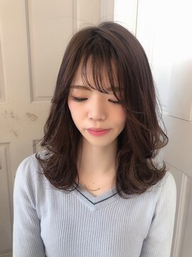 ロンドアベニール 北千住(Lond avenir) 【Lond avenir本田奈穂美】小顔/レイヤー／ひし形韓国セミディ