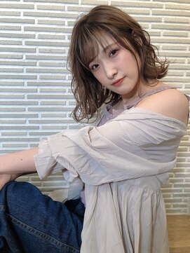 アナザーワールド(ANOTHER WORLD) ボブ/外ハネ/ミルクティー/ベージュ　【渡邉真実】