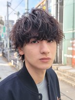 フィフス 原宿(fifth)&nbsp;ツイストスパイラルパーマ刈り上げマッシュツーブロック波巻き