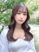 ミラリー トウキョウ(Mirareee Tokyo)&nbsp;20代30代40代◎韓国ヘアー顔周りレイヤー青髪似合わせカットロブ