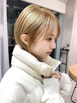 サークル(circle) 小顔補正立体カットショートボブショコラアッシュ20代30代40代