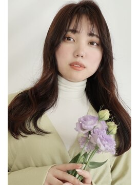 ヘアーメイクパウダー 天王寺寺田町店(Hair make powder) 小顔くびれミディアム20代30代40代韓国ヘアワンホン