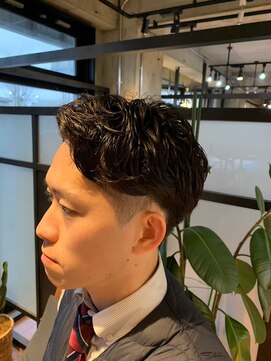 ナンバー 秋田店(N°) ツーブロック×パーマ