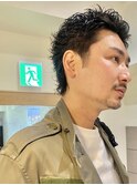 20代30代メンズスパイラルパーマ！オシャレ感ワイルドヘア
