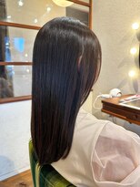 エルサフィロ キタハマ(el zafiro kitahama)&nbsp;20×30×40代×グレージュ×髪質改善×お顔周りレイヤー