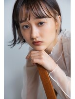 マイ ヘア デザイン 岡崎(MY hair design)&nbsp;前髪/マチルダボブ/ピンクベージュ/インナーグレージュ/岡崎