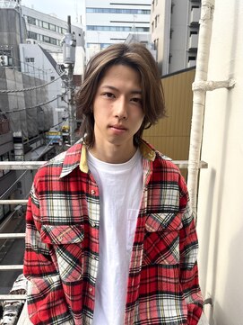 ピープスアンドスー 表参道 渋谷(Peeps&Suu.) メンズカット メンズボブ 前上がり レイヤーカット