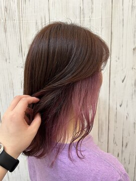 ピカソアルテ(hair picasso arte f.) ピンクインナーカラー