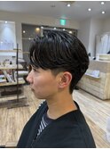 毛流れセンターパート