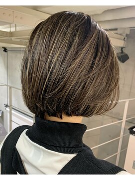 ノラ ヘアーサロン(NORA HAIR SALON) 【中迫】大人の上品なハイライトカラー白髪ぼかし