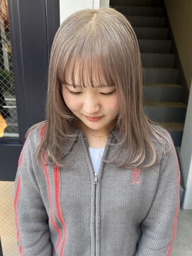 ニカ(NICA) 【NICA】くすみベージュミルクティーベージュレイヤー＊緒方