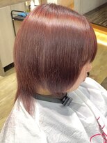 グレージュカラーレイヤーカットダブルカラーケアブリーチ