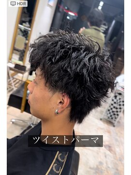 サニーサイドアップ 大宮(Sunny side up) ショートツイストパーマ