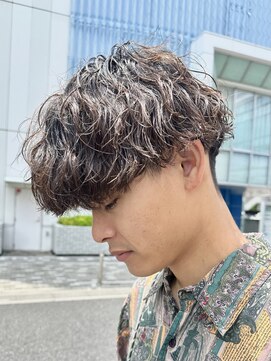 オーガニック アトリエ 大宮(organic+atelier) 縦落ちツイストスパイラルパーマメンズパーマ波巻きツイスパ