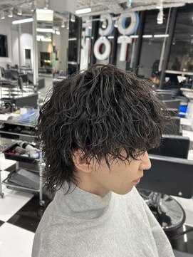 オーシャントーキョー(OCEAN TOKYO) メンズパーマツイスパ波巻きスパイラルマッシュセンターパート