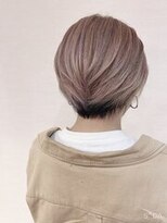 ブルー 盛岡店(BLUE)&nbsp;黒髪/グレーベージュ/レイヤーロング/前髪パーマ/