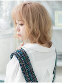 ★ハイトーンカラーフレンチカジュアルこなれボブ10代20代★10