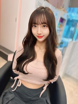 クム(kumu) 【kumu】 艶カラー/顔周りカット/栄/名古屋/20代/30代