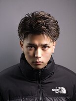 ゴールド 渋谷神南(GOALD)&nbsp;ツイストスパイラルパーマ　ツーブロ　マッシュ　メンズパーマ