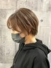 【白髪ぼかし☆】カラー+白髪ぼかしハイライト+TR　￥12980