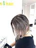 ※電話予約のみ　脱白髪染めカット・カラー長さ(ショートヘア・ボブヘア)