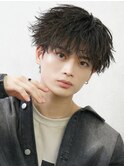《BLEACHi》シースルーフェザーショート×マッシュ/黒髪