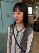 ヘアーミュゼ 井田店(Hair Musee)&nbsp;外ハネぱつっとボブ
