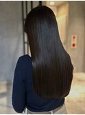 調布ロング縮毛矯正髪質改善トリートメント透明感カラーレイヤー