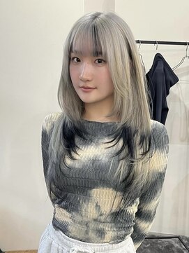 ラキング ギンザ トウキョウ(LAKING GINZA) くびれヘア/アプリコットオレンジ/夏/ハイライトカラー[銀座駅]