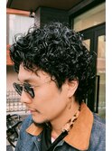 渋谷大人fifthメンズ波巻きツイストスパイラルシャドウパーマ