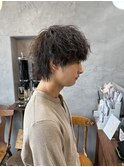 ●ツイストスパイラルパーマ/マッシュウルフ/メンズパーマ