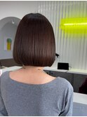 クラゲヘアー/小顔に見せるヘア/ココアベージュ/沖縄市