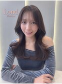 オリーブグレー/韓国風巻き/レイヤーカット/髪質改善/縮毛矯正