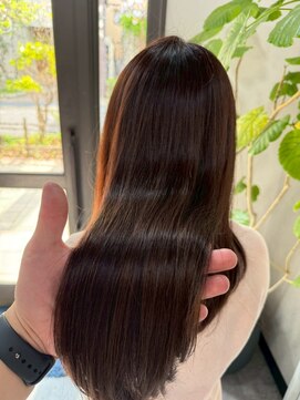 ベルポール(Bell port) 着物ヘア/大人ガーリー/ダークアッシュ/似合わせカット/芦屋駅