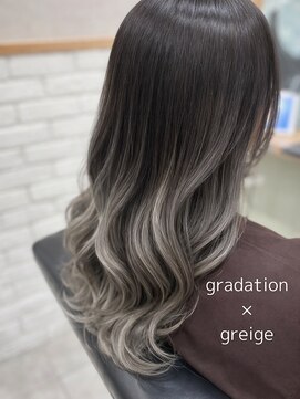 アース 武蔵境店(HAIR & MAKE EARTH) 武蔵境で楽しむグラデーション×グレージュの透明感カラー