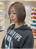 グレージュ/ミルクティーベージュ