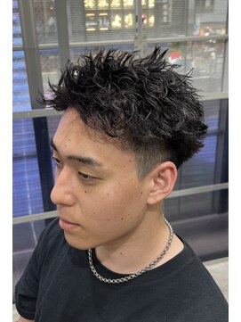 メンズ サロン ドット トウキョウ 町田店(men's salon dot. tokyo) スパイキーショート×ピンパーマ