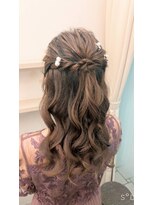 ヘアメイク ジェイエム&nbsp;ハーフアップ