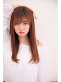 リラックスロングストレート
