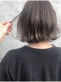 ラベンダー/ホワイトグレー/ボブ
